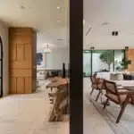vine wall seperation entry and living room
